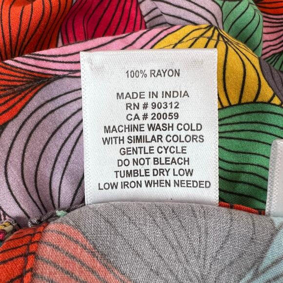 PARSELY & SAGE Flutter Leaves Dress Mulit-color Size XL = 18–20 - Picture 16 of 16